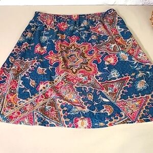 Vintage Floral Skirt 80s Sm/ Med